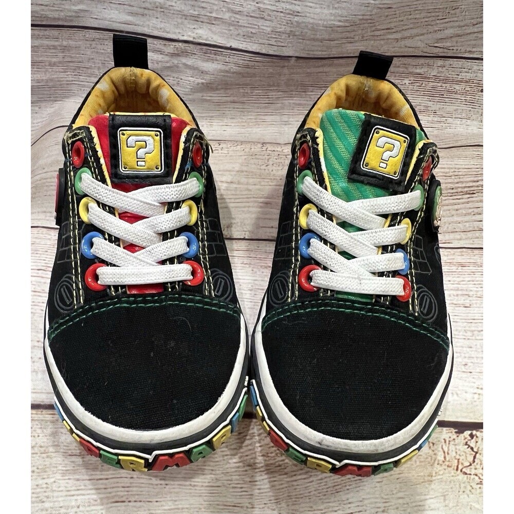 Nintendo Super Mario & Luigi Low Top Lace Up Sneaker 9 - Picture 2 of 8